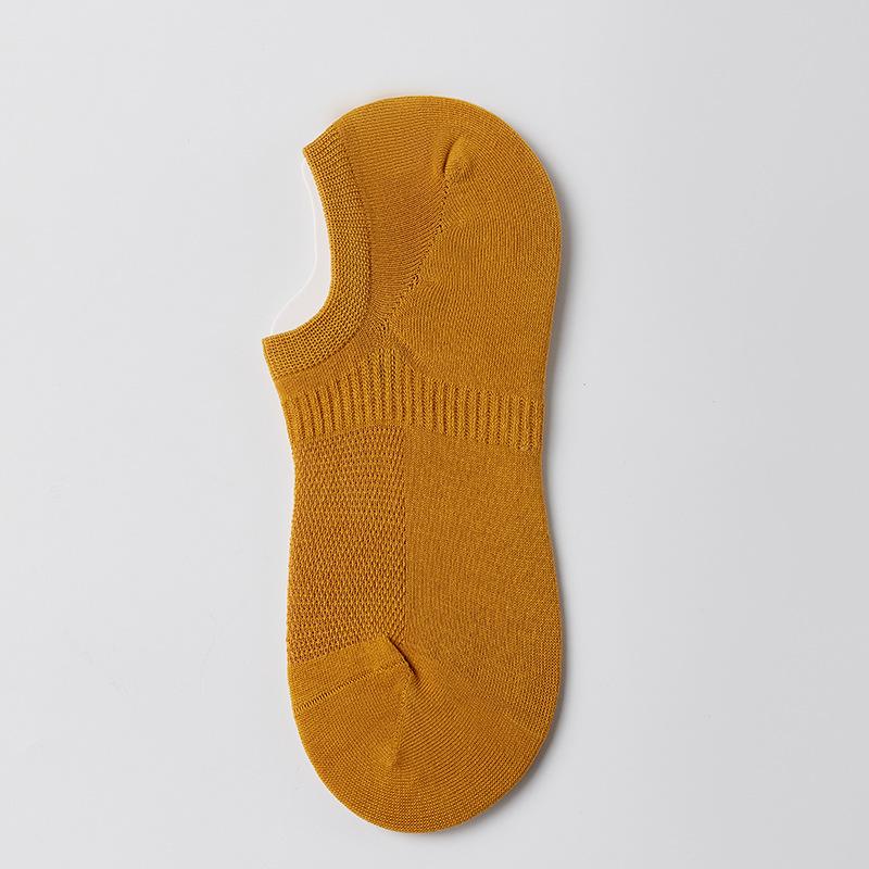 Pure Cotton Men's Solid-color Short Socks, Casual Cotton Socks, Boat Socks, Smelly and Sweat-absorbing, Invisible Socks for Spring and Summer