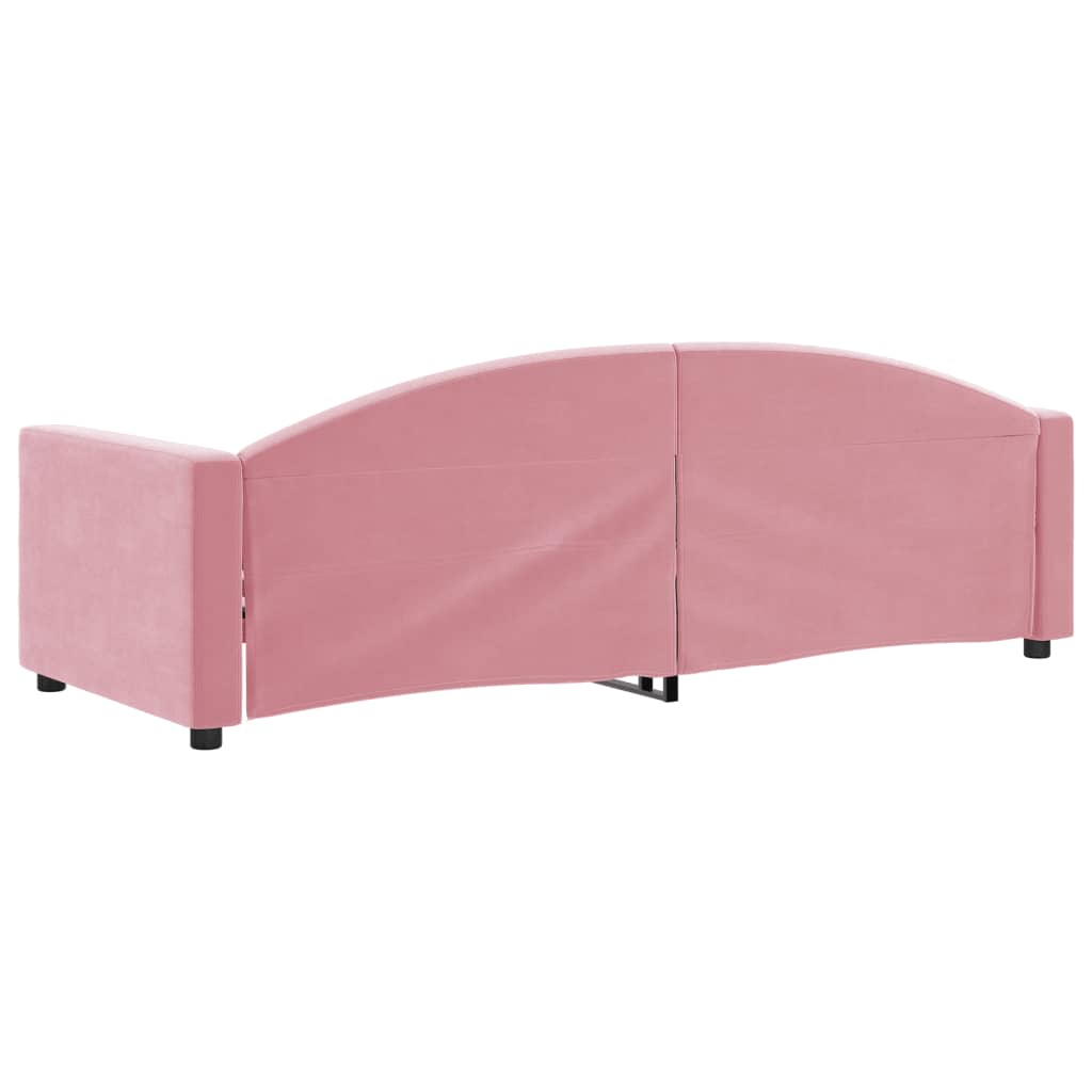 Daybed Pink 80x200 cm Velvet