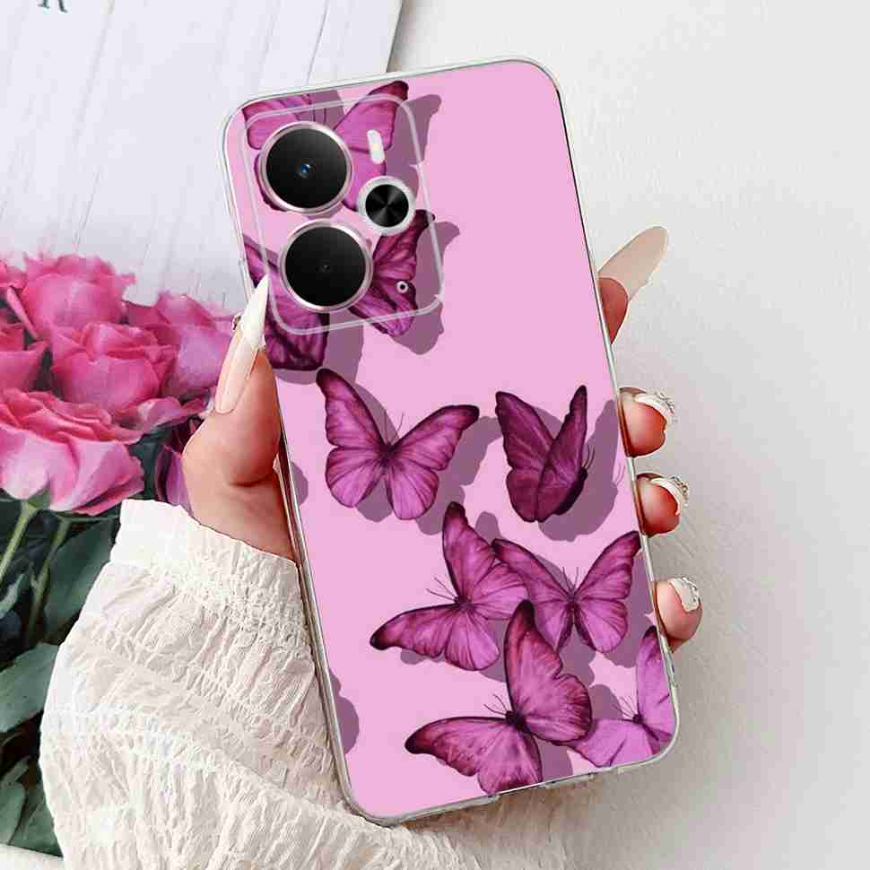 Bumper Clear Case For Realme 14 5G Soft Transparent Cases Silicone Shockproof Cover For Realme 14 14X Pro Realme14Pro Fundas