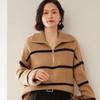 Women's Thickened Cashmere POLO Sweater - Light Luxury, Soft Knit, Loose Fit for Autumn/Winter