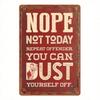 Vintage Metal Tin Sign 12x8 Inch Revenge Quote Wall Art Funny Sarcastic Decor for Home Bar Man Cave