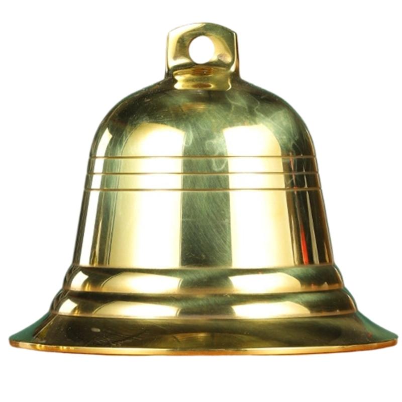Premium Clear Sounding Copper Engraved Bell Large Carved Bell Hanging Ornament for Art Home Decors and Cultural Event