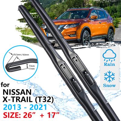 Car Front Wiper Blade For Nissan X-Trail T32 XTrail 2013~ Windscreen Windshield Windows Wipers Accessories