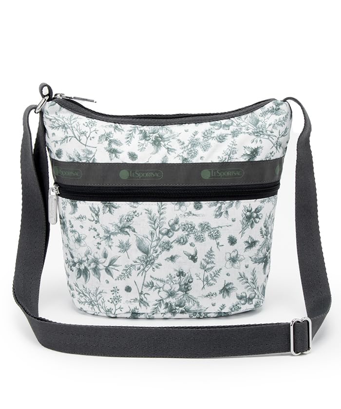 

Официальная сумка через плечо MINI BUCKET SHOULDER Olive Holiday Toile de Jouy [LeSportsac] BAG/1237 Женская