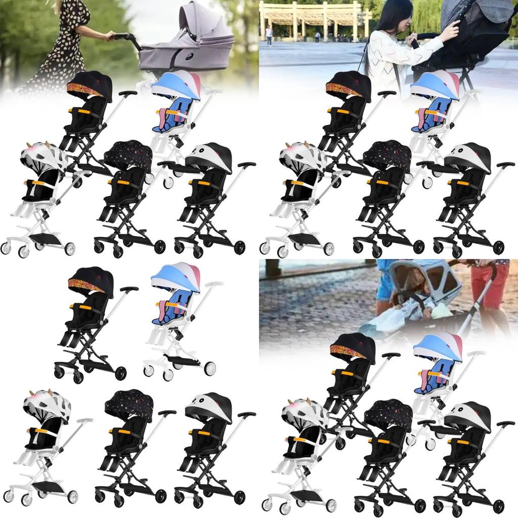 Innovative Compact Baby Stroller With Easy Folding Mechanism And Multi-functional Seat Options
