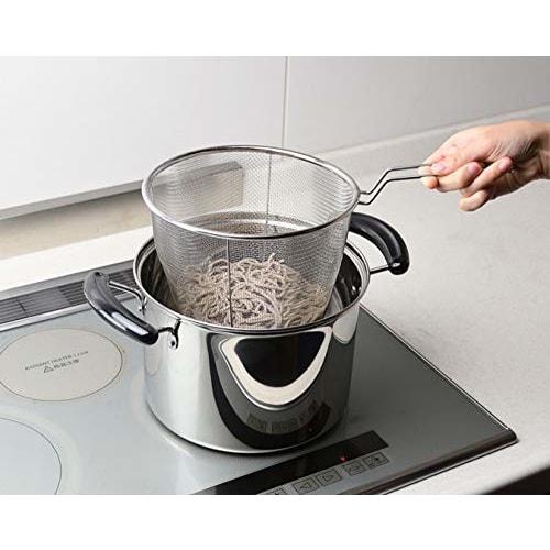 Pearl Metal Strainer for 20cm and 22cm Double-Handled Pots (Boil Cook) HB-5679