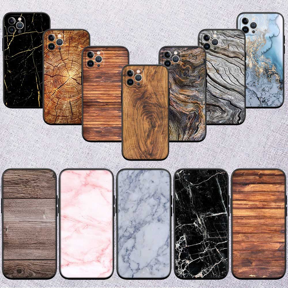 UP37 Marble Wood New High-End Shell Phone Case for Xiaomi Poco F8 M4 M5 M6 M7 X3 X6 X7 Pro GT NFC Ultra