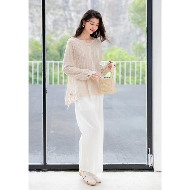 MOKANA Women's Casual Long Sleeve Knit Top