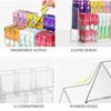 Acrylic Desktop Organizer Tea Bag Storage Box Coffee Bar Accessories Holder Multi-functional Stationery Makeup Storage for Home