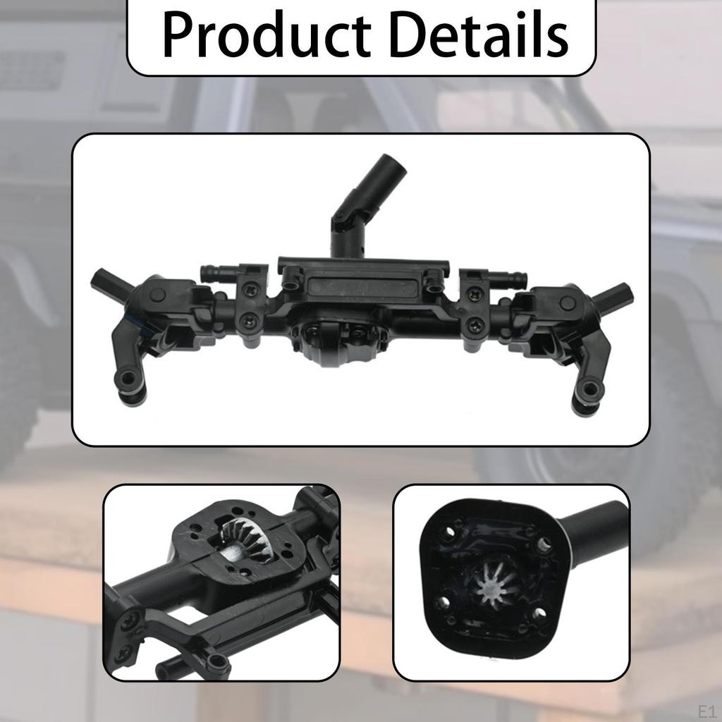 1/12 RC Car Axle 4WD Accessories Easy Installation Climbing Vehicle Part Replace Remotes Control