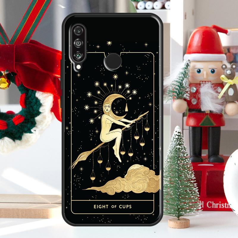 Witches Moon Tarot Mystery Totem Case For Huawei P30 Lite P40 P50 P20 Pro P Smart 2021 Nova 5T Nova 9 Honor X9 X8 X7 50