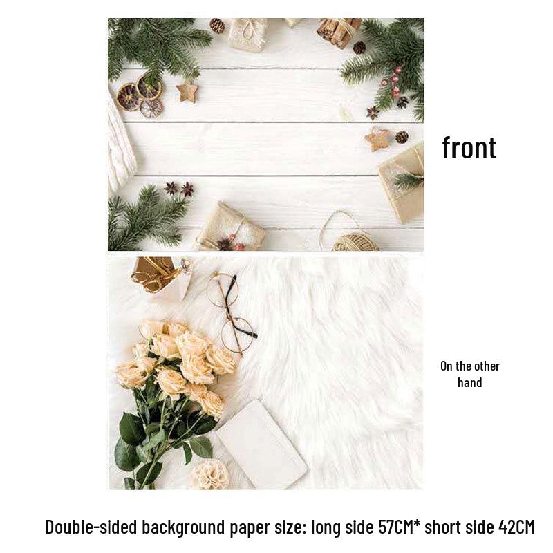 Double-Sided 3D Photo Backdrop for Food Photography and Still Life Props