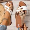 2025 Summer Women Wedges Slippers Female Peep Toe Slippers New Shoes Luxury Outdoor Beach Platform Sandals Slides Women