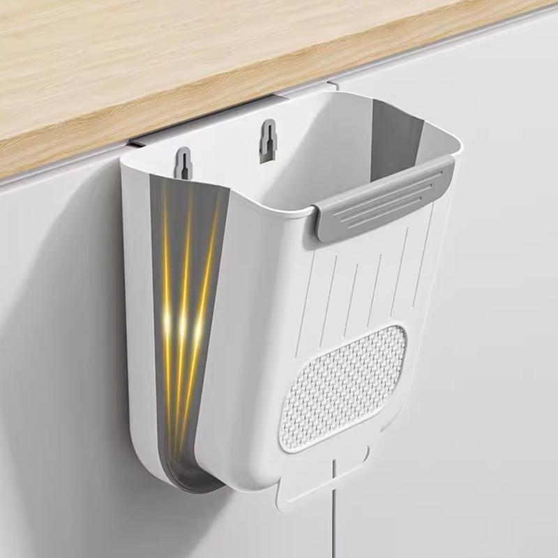 Poubelle murale pliable pour cuisine, armoire de maison, rangement suspendu, poubelle suspendue classée, accessoires de cuisine