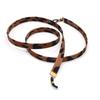 Leopard Print Eyewear Chain For Women With Fabric Material And Geometric Line Design