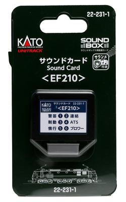 KATO Gauge Sound Card EF210 Railway Model Supplies 22-231-1