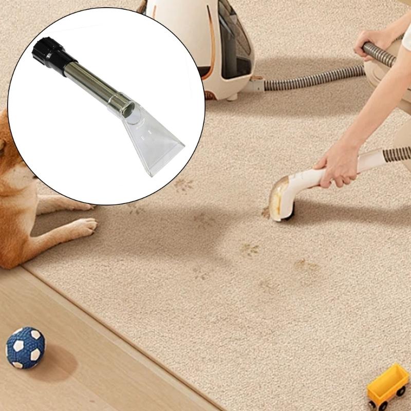 MultiFunctional Wet Dry Vacuum Head Heavy Dutys Plastic Clearly Head 304 Steel Hose For Furniture Car Interior Cleaning