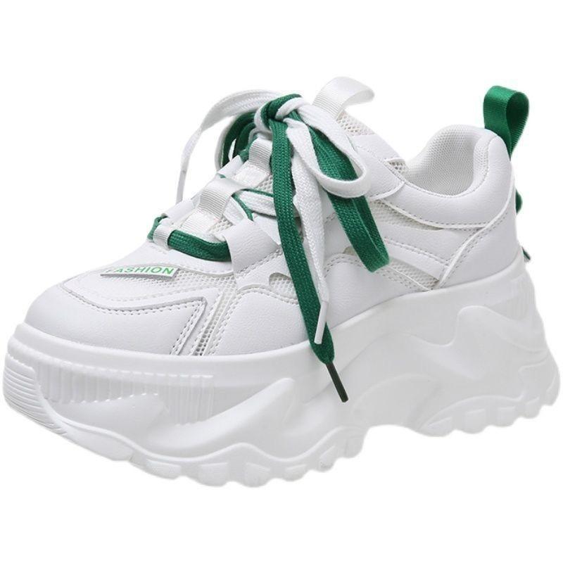Women Casual Shoes 2024 Spring Summer New Mesh Breathable Height Increasing Versatile Women's Vulcanized Sneakers Autumn