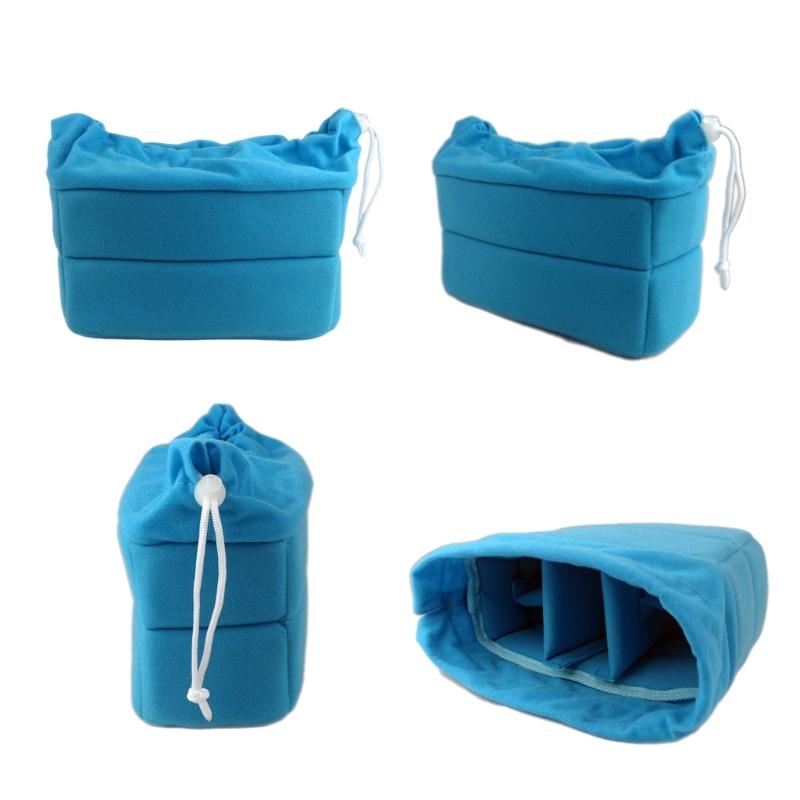 Luxury Velvet DSLR Bag Heavy Duty Padding Impact Resistance Feature Dividers Comfortable Camera Accessories Organiser