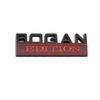 1Pc 3D Metal Bogan Edition Logo Car Front Grille Badge Side Fender Rear Trunk Emblem Sticker Decal