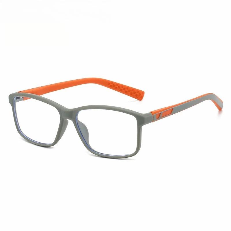 

Sporty Simple Reading Glasses Retro Trendy Dual-Color Anti Blue Light High-Quality Lightweight Comfortable Eyeglasses 0 To +4.0 +4.0