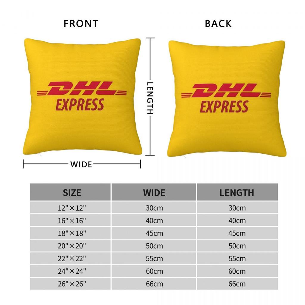 Global Express DHL Square Pillowcase Pillow Cover Cushion Throw Pillow for Home Sofa Living Room