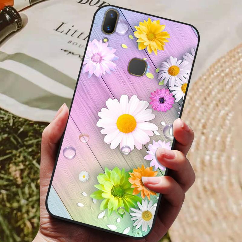 For Vivo Y85 Case 1723 V9 Silicon Back Cover Phone Case for Vivo V9 Youth Cases Soft Bumper Coque for Vivo 1727 1726 Fundas
