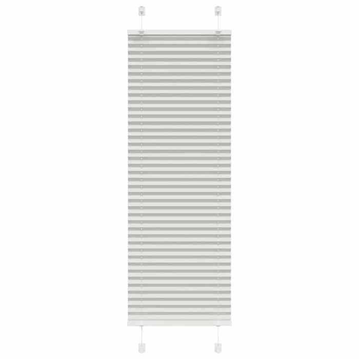 VidaXL Store Plissé Light Grey 45x150 Cm Fabric Width 44.4 Cm, Window Pleated Blind, Accordion Blind, Pleated Blind of 4015336
