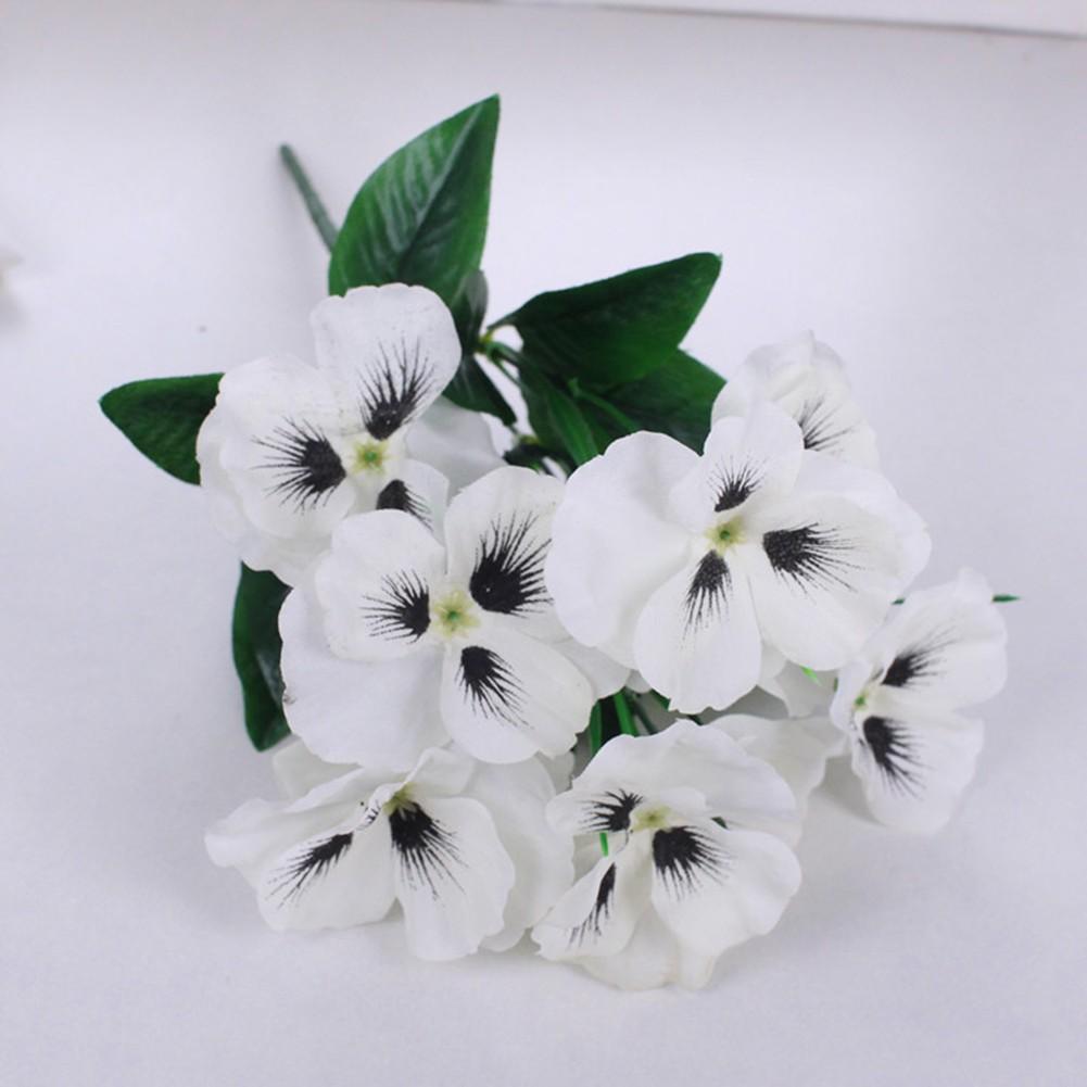 Authentic Look Artificial Pansy Flowers Vibrant Pansy Decor Elegant Centerpieces