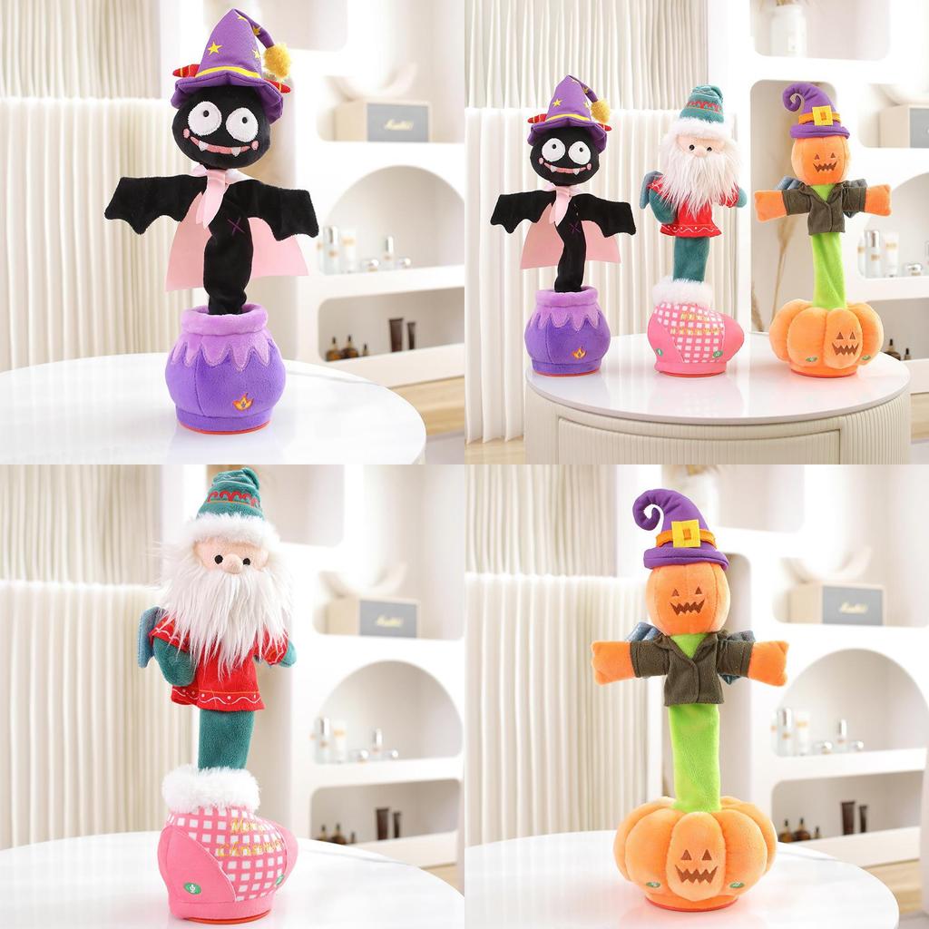 Christmas Santa Plush Toy With Singing And Swinging Features For Teen Gift