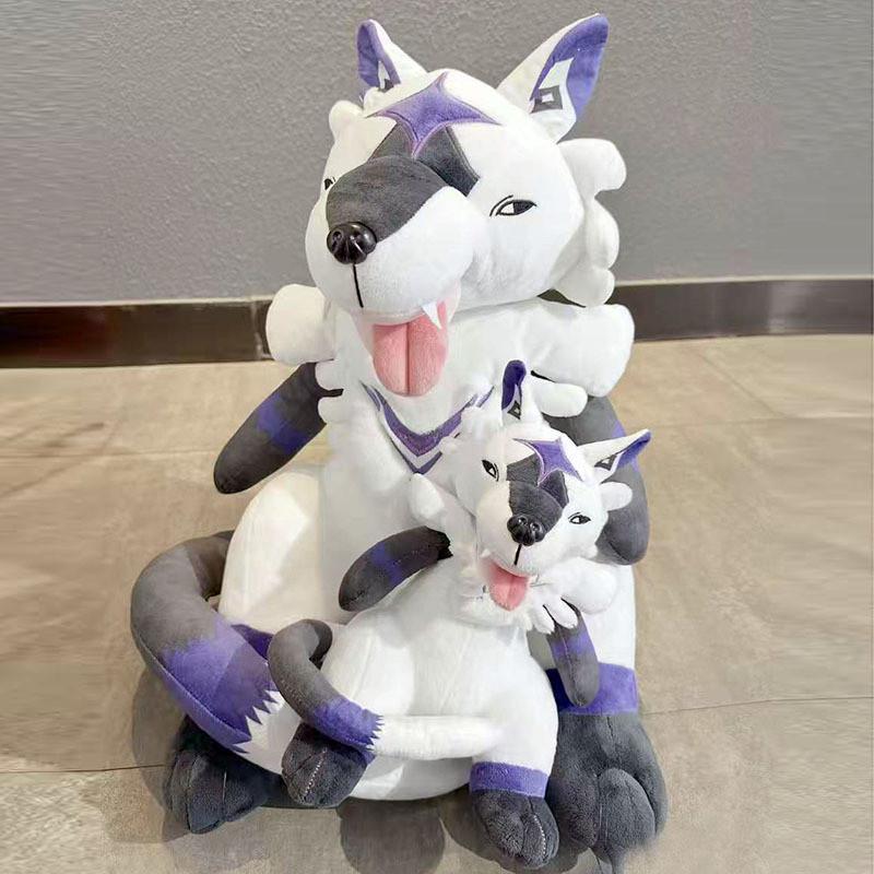 Wolf Plush Toy With Demon Wolf Design For Teenagers And Adults