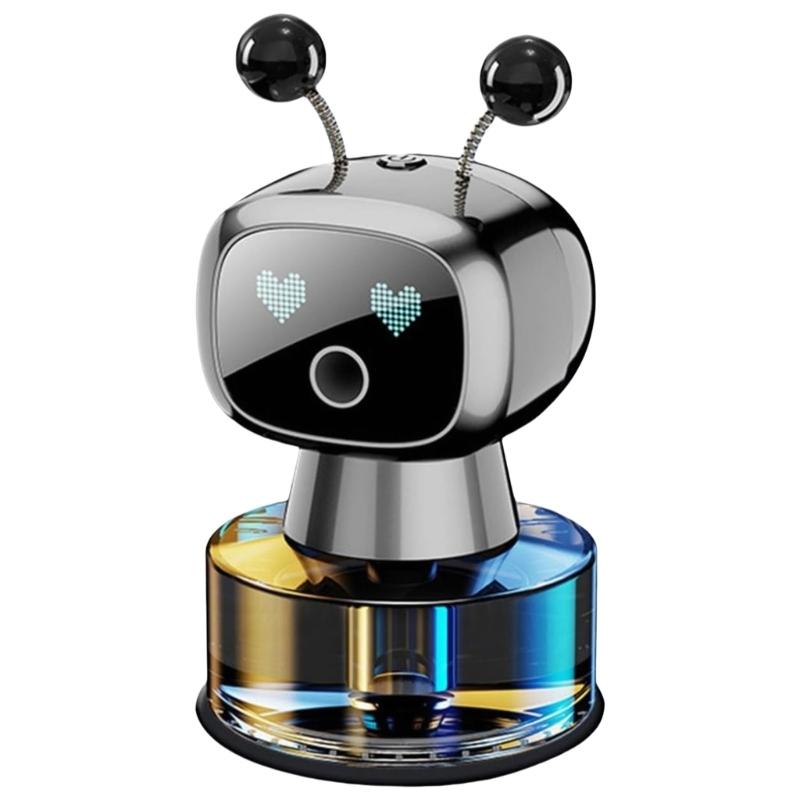 Automatic Robot Car Scent Diffuser with Multiple fragrances option & USB Recharge Stylish Robot Car Air Freshener