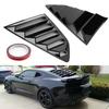 Car Decoration Sticker Glossy Black Car Window Louvers Side Air Vent Cover Fit for   2016‑  Window Side Vent