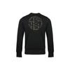 Adidas Logo Letter Print Round Neck Pullover Casual Sweatshirt Unisex Sweatshirt Black DZ0458