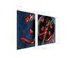 GLASPLATTE und SCHNEIDEBRETT 100x52 HERZ