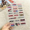 FOR HONDA HRC H WING Reflective Motorcycle Stickers Waterproof Vinyl Decals for Motorbike Helmet Fuel Tank Bike KP5