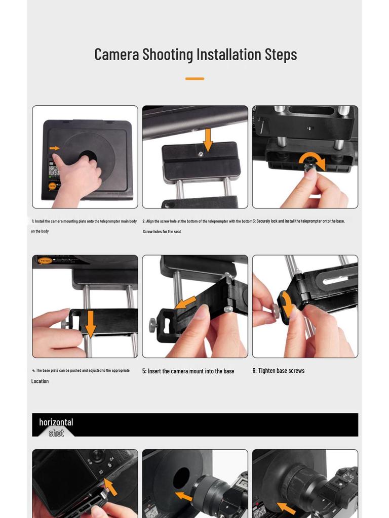 Second Generation TC7 Mobile Phone & Tablet Teleprompter - Portable, Large Screen-Compatible