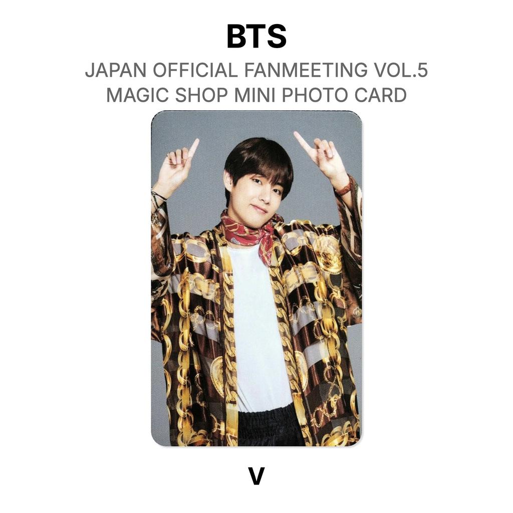 BTS JAPAN OFFICIAL FANMEETING VOL.5 MAGIC SHOP MINI PHOTO CARD Official Photocard
