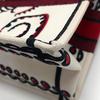 [Pre-Owned] Book Tote Cupid Pattern Embroidered Print Tote Bag - Excellent #FIM8H