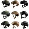 Fast Tactical Helmet, ABS Shell, Adjustable Suspension, 55-60cm Head Circumference, for CS Airsoft, Outdoor Training, Paintball & Cycling