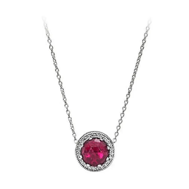 Pandora Heart of the Ocean 925 Silver Necklace Women s Multi-Color BPVD00043 серебряный