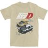 Initial D Merch Tandems AE86 Vs FD Rx-7 Shirt Men Women's 100% Cotton Fashion Drift Racing Car T-shirt Short Sleeve Clothes