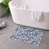 1PC Vine Pattern Kitchen Rug Non-Slip Door Mat Pop design Bathroom Rug Bath Mat Carpet for Home Sink Laundry Decoreeree