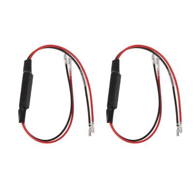 One Pair Cement Load Resistors For Motorcycle LED Turn Signal Indicator Light DC 12V 10W Cement Resistance 10