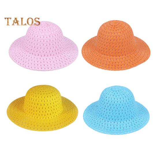 Easter Bonnet Straw Hat for Kids DIY Easter Straw Woven Hat Spring Party Summer Beach Accessory for Easter Party Fancy Dress Supplies