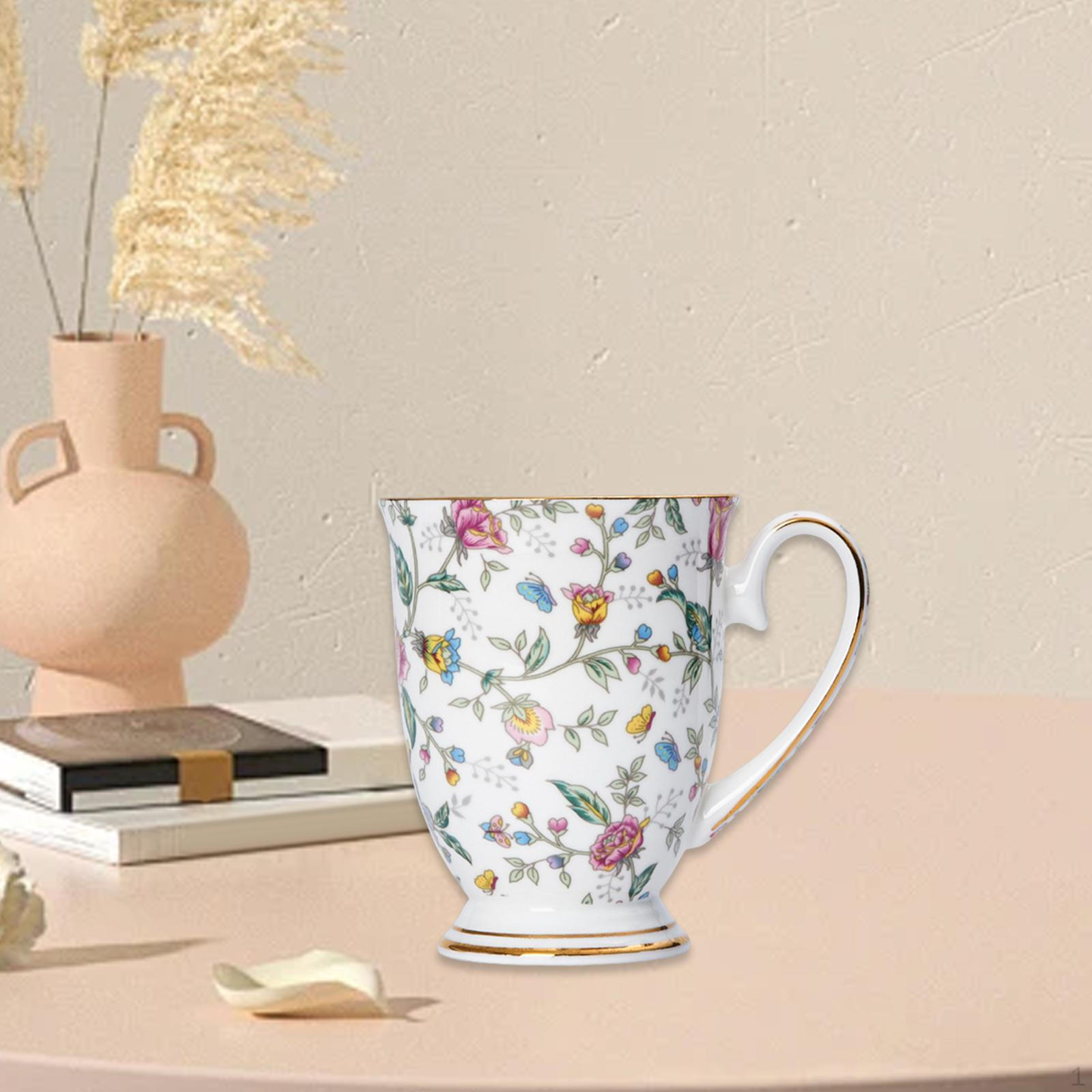 

Керамічна чашка для жінок у чашці для чаю. Multicolor Flower