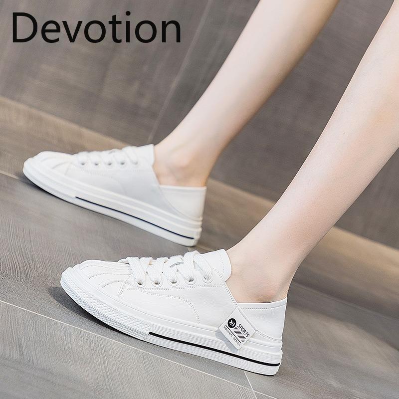 Genuine Leather White Shoes Sneakers Casual Shoes Devotion