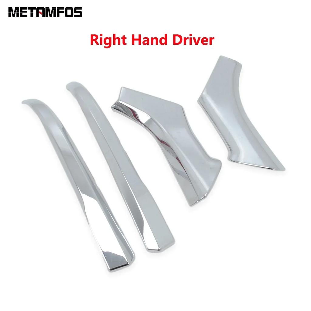 For Toyota Highlander Kluger XU70 -2024 2025 2026 Chrome Rearview Side View Mirror Strip Cover Trim Accessories Car Styling