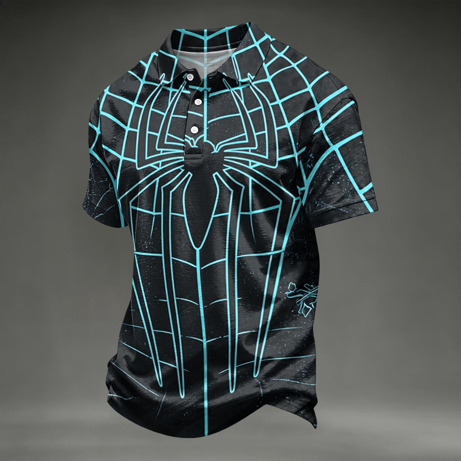 Men s Halloween Print Short Sleeve T-Shirt XXXL