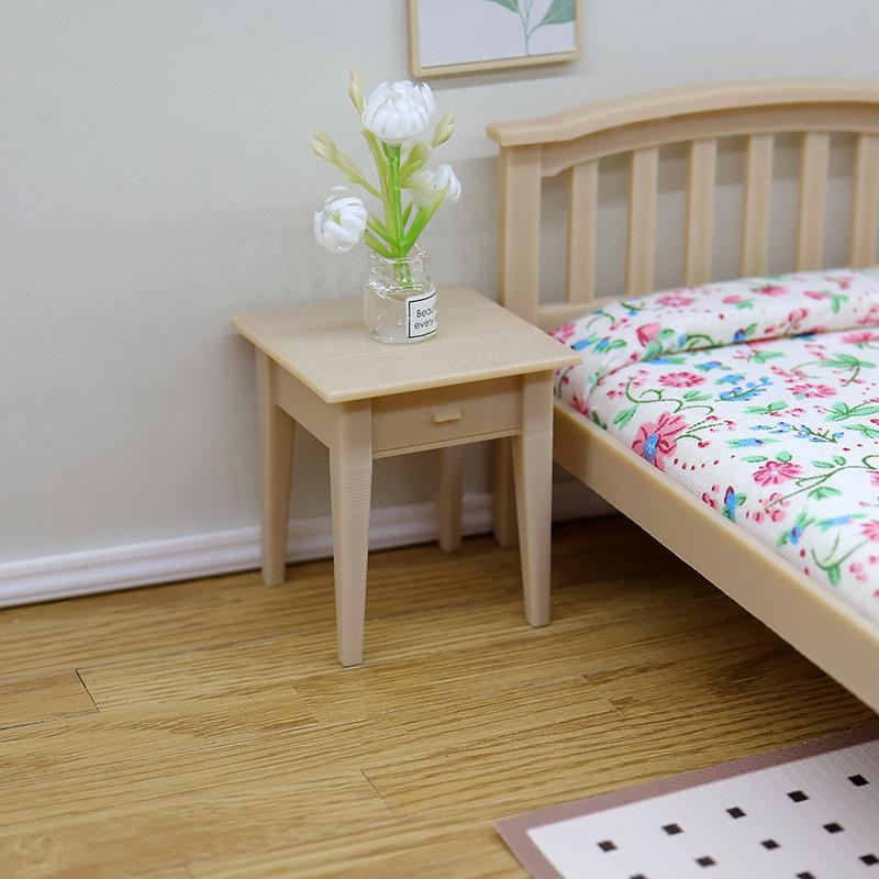 1 Stück Mini-Schrank-Ornament Neu 1:12 Puppenhaus Miniatur Nachttisch Möbel Modell Dekor Puppenhaus Zubehör